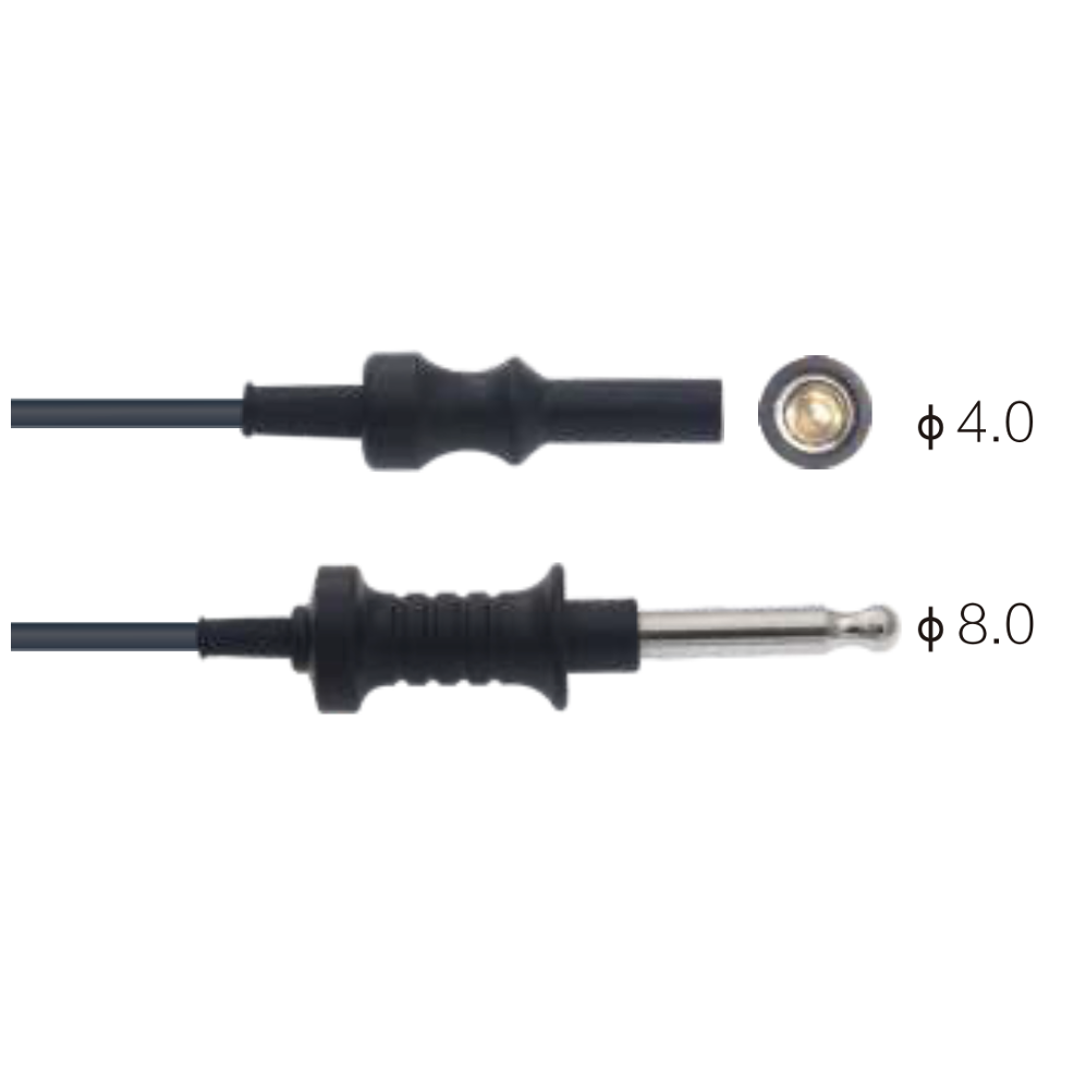Dây nối đơn cực nội soi dùng cho dao mổ điện, chân cắm 8.0mm