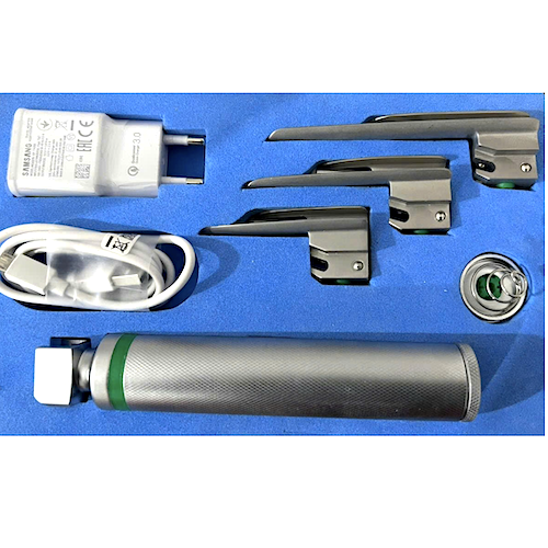 Bộ đặt nội khí quản trẻ em – 3 lưỡi thẳng F.O